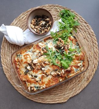 Veggie pompoenlasagne