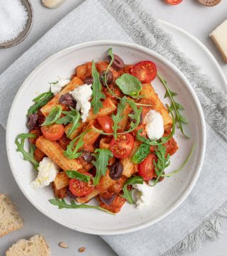 Aubergine pasta