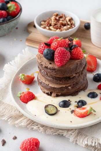 Chocolade pancakes