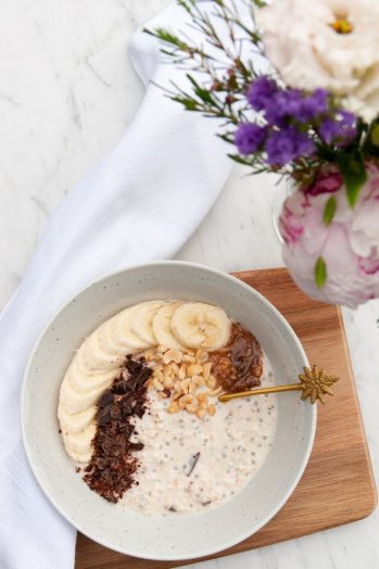 Chocolade overnight oats