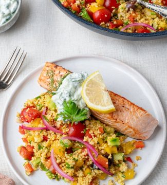 Couscous - zalm - Tzatziki