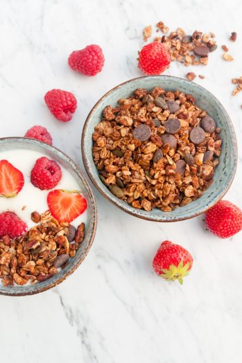 Chocolade granola