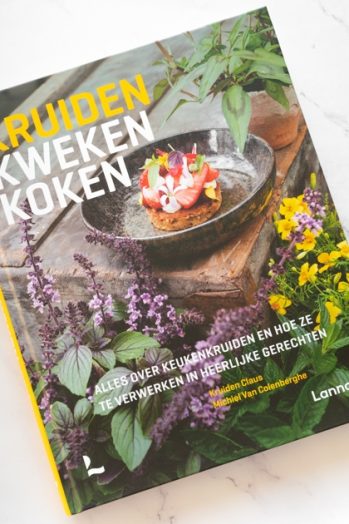 Cover boek Kruiden Kweken Koken van Kruiden Klaus en Michiel Van Colenberghe