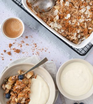 Peer - speculaas baked oats