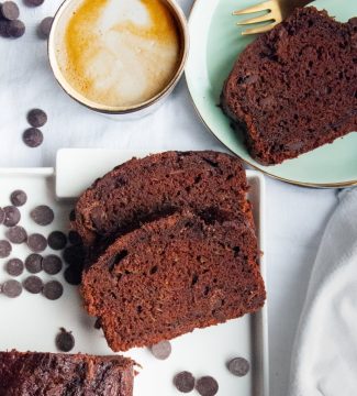 chocolade courgette cake