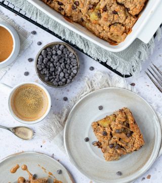 Chunky monkey baked oats