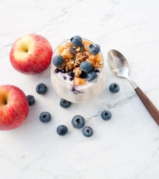 Overnight Oats Blauwe Bes