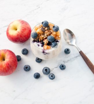 Overnight Oats Blauwe Bes