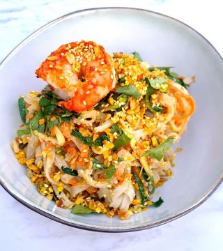 Pad Thai boordevol groentjes